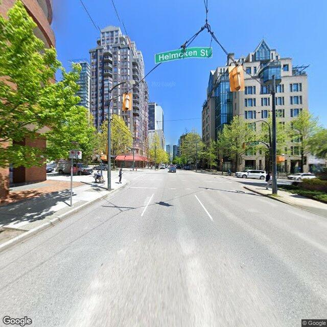 Street view of Vancouver, BC