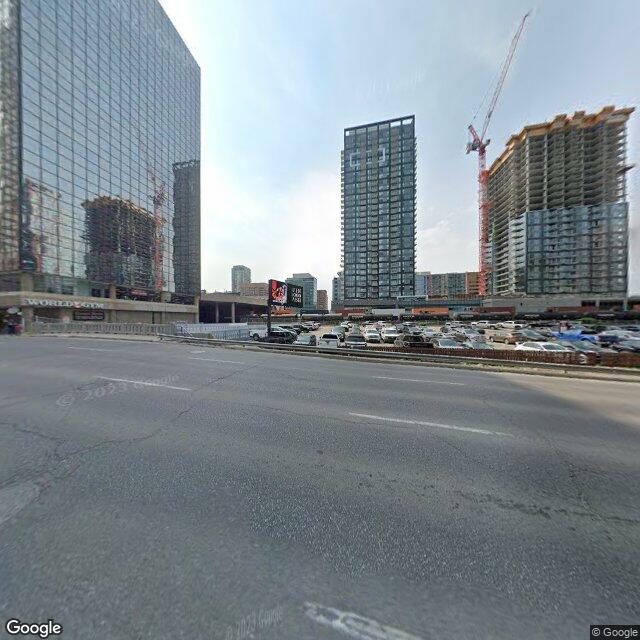 Street view of Calgary, AB