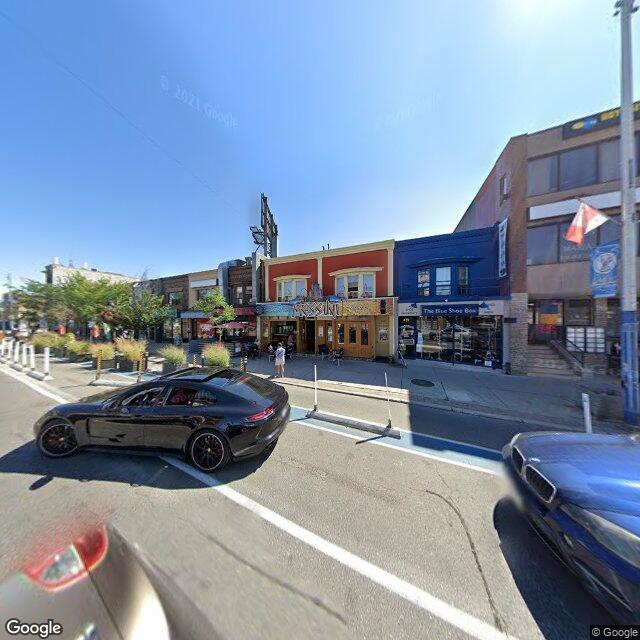 Street view of 445 Danforth Avenue Toronto, ON M4K 1P1