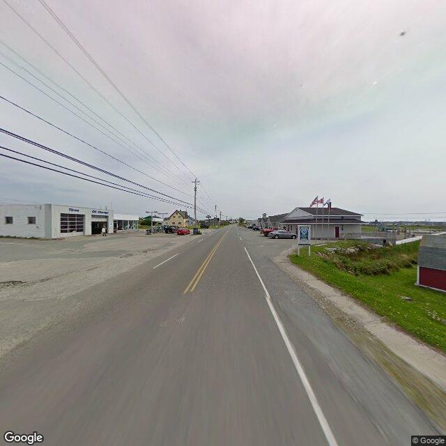 Street view of Clarks Harbour, NS